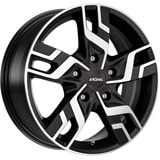 Aliaj-RONAL-R64-Jetblack-Matt-Front-Diamond-Cut-7x17-5x160-53-65.1