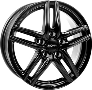 Janta Aliaj RONAL R65 Jet Black Matt 6.5x16 4x100 45 68