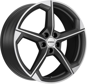 Janta Aliaj RONAL R66 Orbit Grey Matt Front Diamond Cut 8x19 5x120 50 65.1