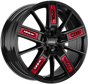 Janta Aliaj RONAL R67 Red Jetblack 8.5x20 5x112 45 76