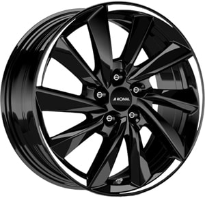Janta Aliaj RONAL R70 Jetblack White Tail 7.5x18 5x112 49 66.5