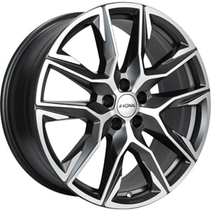 Janta Aliaj RONAL R71 Orbit Grey Matt Front Diamond Cut 8.5x20 5x112 52 66.5