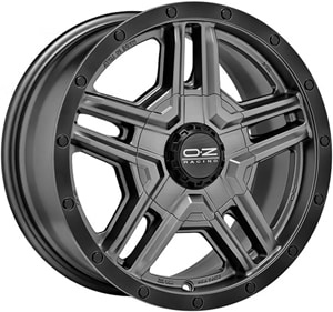 Janta Aliaj OZ RALLY ADVENTURE Matt Graphite Black Lip 8x17 5x150 30 110.1