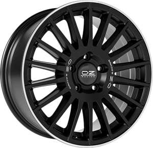 Janta Aliaj OZ RALLY DESERT Matt Black Silver Lettering Diamond Lip 8x18 6x139 48 92.4