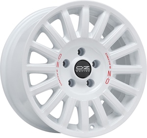 Janta Aliaj OZ RALLY RAID Race White Red Lettering 8.5x18 5x130 32 71.5