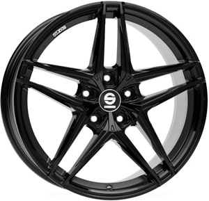 Janta Aliaj SPARCO RECORD Gloss Black 7.5x17 5x112 27