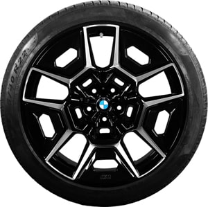 Janta Aliaj BMW Roata completa OE BMW M Performance Double Spoke 922M 11x22 5x112 44 66.6