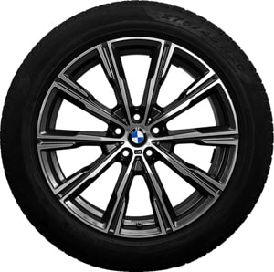 Janta Aliaj BMW Roata completa OE BMW M Performance Star Spoke 740M 9x20 5x112 30 66.6