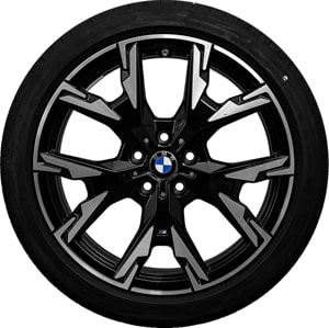 Janta Aliaj BMW Roata completa OE BMW M Performance Y Spoke976M 6.5x18 5x112 42 66.6