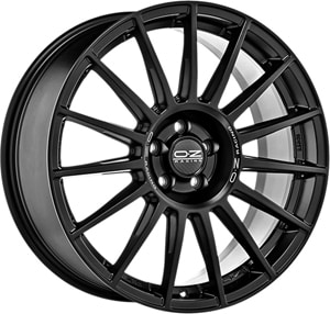Janta Aliaj OZ SUPERTURISMO DAKAR Matt Black Silver Lettering 8.5x20 5x120 40 79