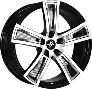 Janta Aliaj FONDMETAL TECH 6 Black Polished 8x18 5x120 34 72.56