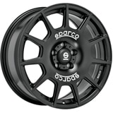 Aliaj-SPARCO-TERRA-Matt-Black-White-Lettering-7x16-5x100-50-56.1