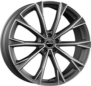 Janta Aliaj GMP TOTALE Matt Anthracite Diamond 9.5x21 5x108 44 63.4