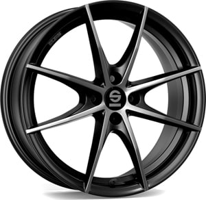 Janta Aliaj SPARCO TROFEO 4 Fume Black Full Polished 6x15 4x108 42 63.34