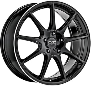 Janta Aliaj OZ VELOCE GT Gloss Black Diamond Lip 8x18 5x112 35 75
