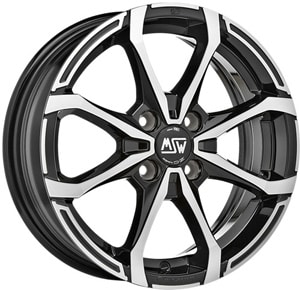 Janta Aliaj MSW X4 Gloss Black Full Polished 5x15 4x100 32 60.06