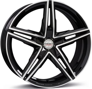 Janta Aliaj BORBET XRS Black Polished Glossy 8.5x19 5x114.3 32 72.5